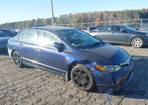 2006 Honda Civic Lx из США, поврежденный, VIN 1HGFA16596L104852